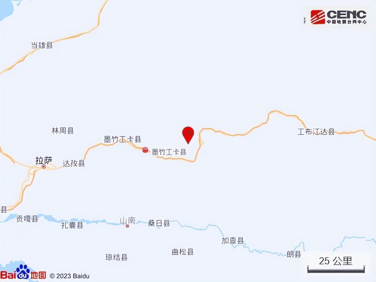四川乐山市井研县发生4.1级地震 震源深度10千米