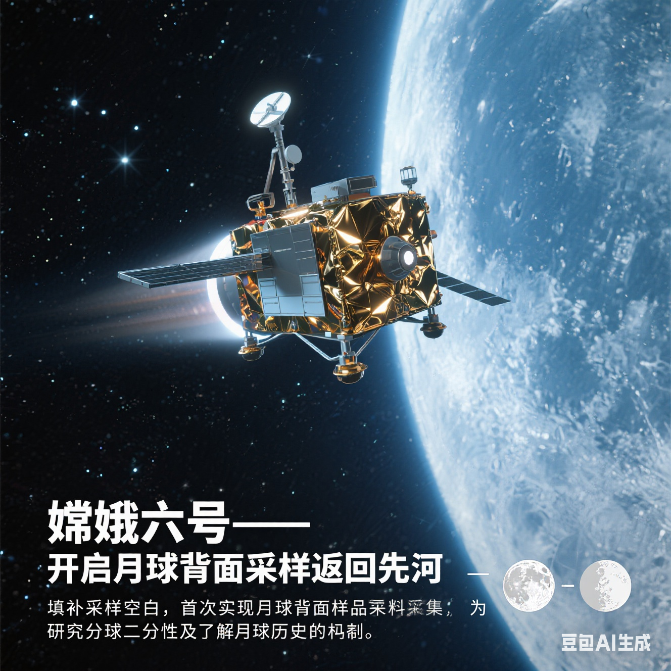月球“晚年”为何还有火山喷发？中国科学家研究嫦娥六号样品揭秘
