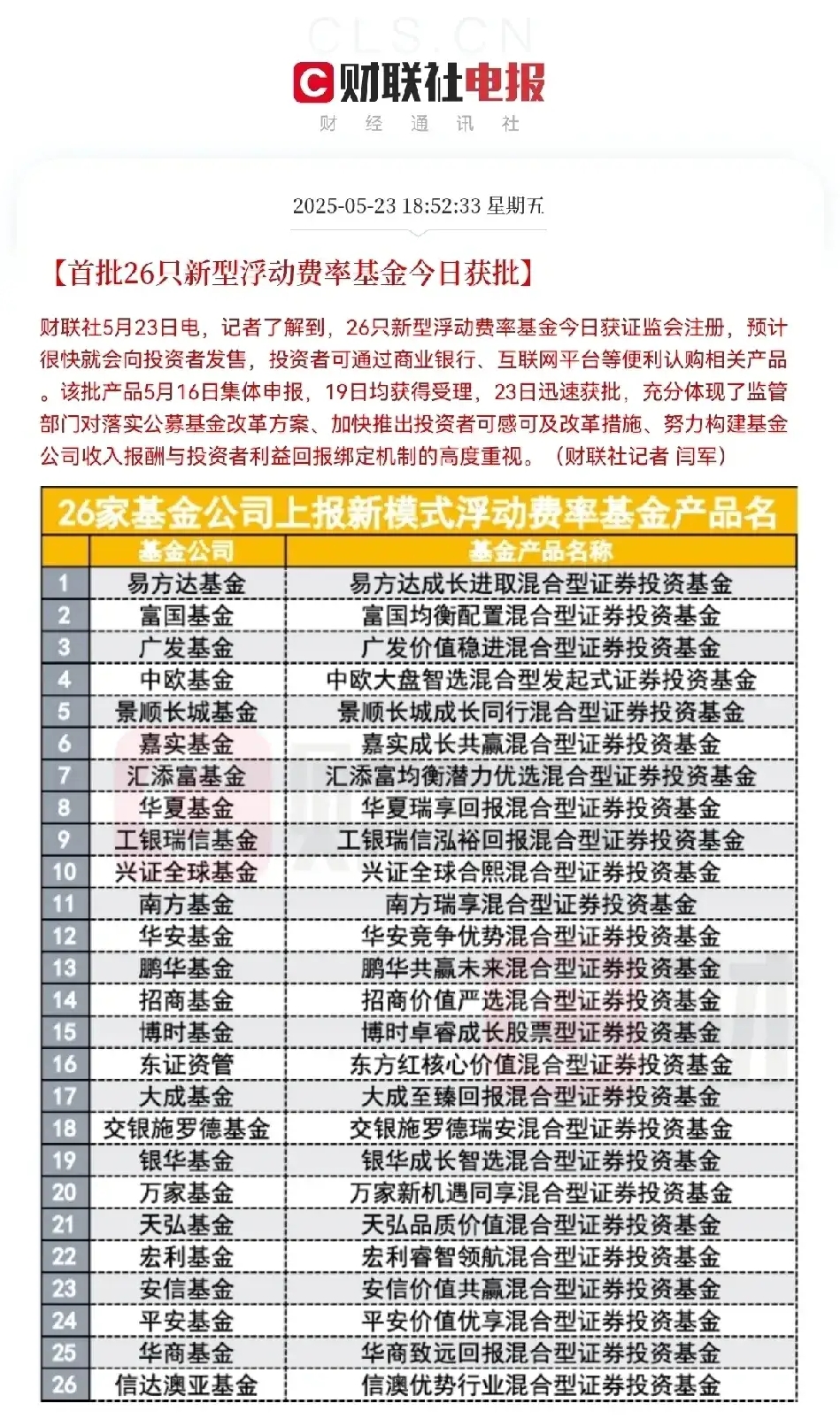 公募基金费率改革持续推进