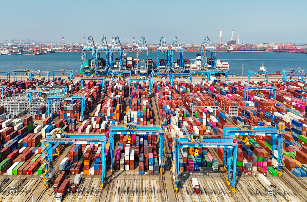 今年第三季度山东港口青岛港件杂货吞吐量同比增长4.4%