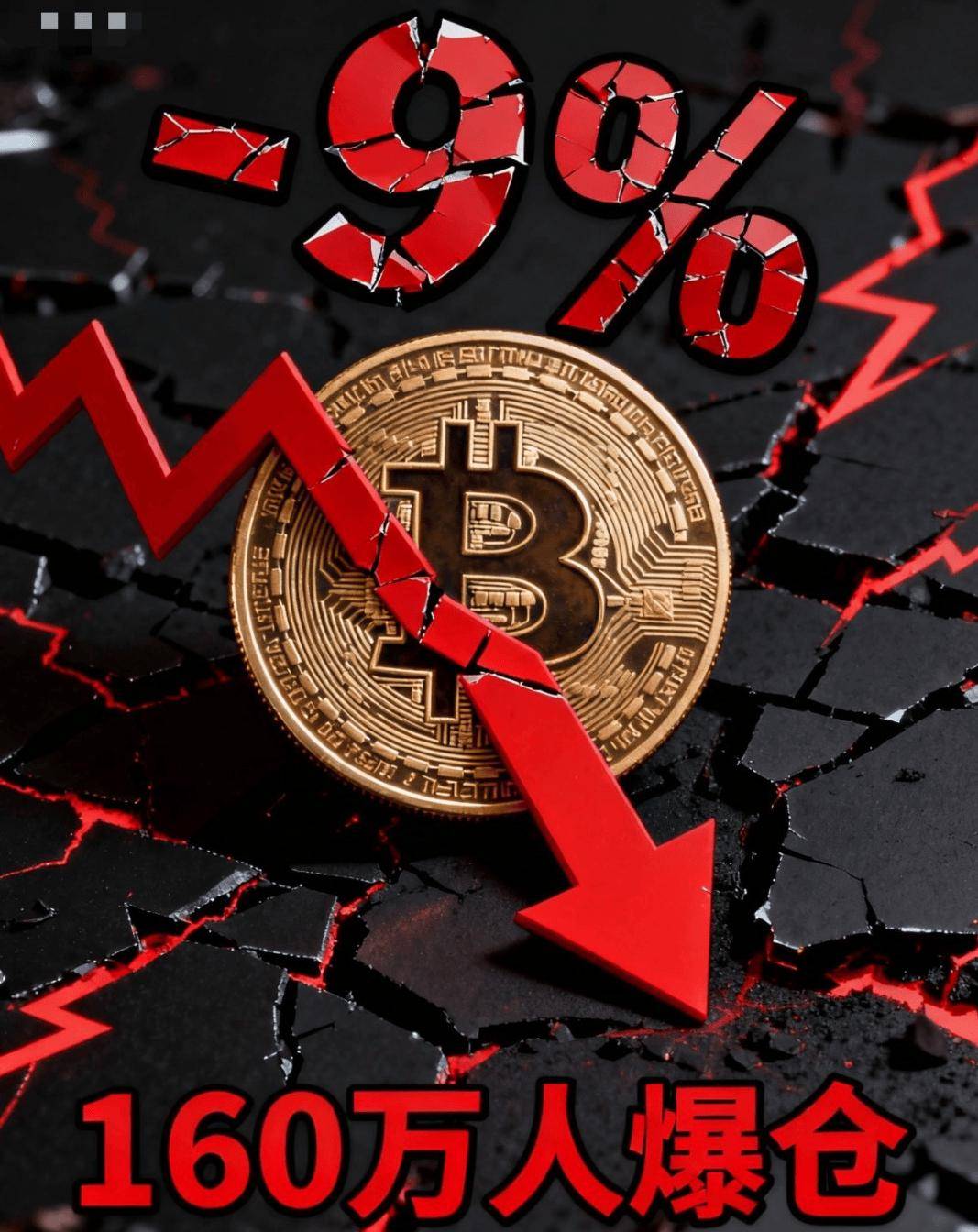 深夜加密货币巨震，超11万人爆仓，比特币预测价遭腰斩