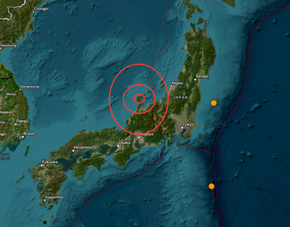 日本关东地区发生地震 多地有震感
